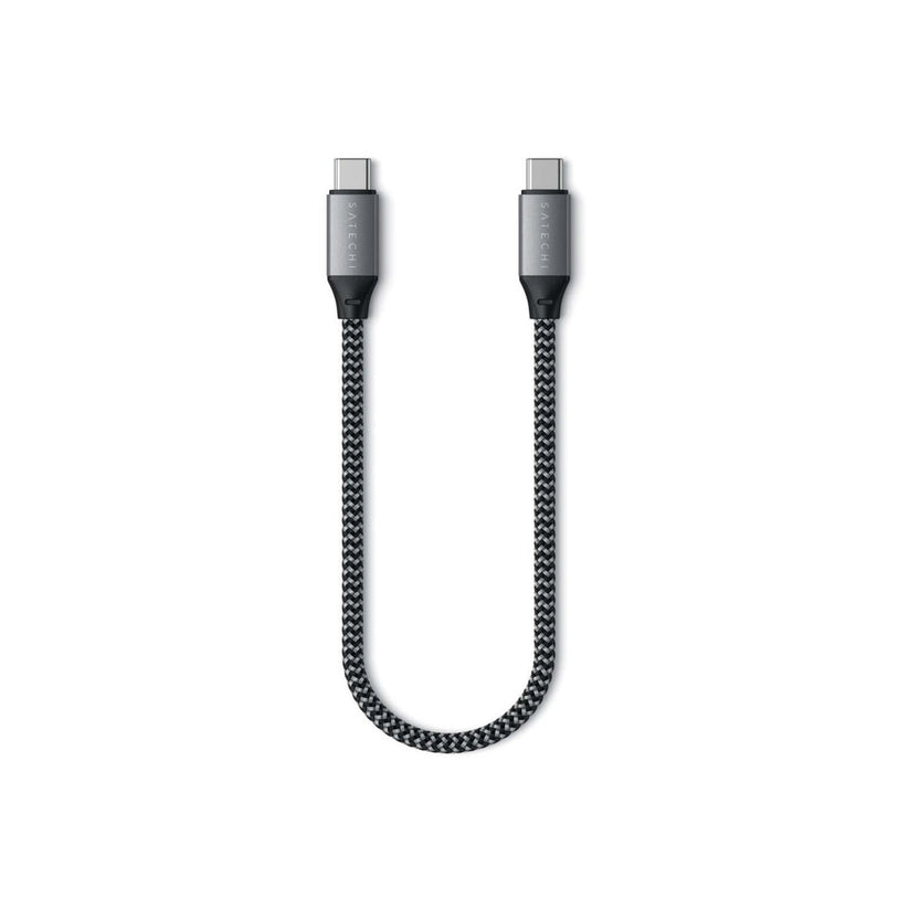 25cm kabel USB-C na USB-C Satechi - vesmírně šedý - bonami.click