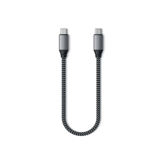 25cm kabel USB-C na USB-C Satechi - vesmírně šedý - bonami.click