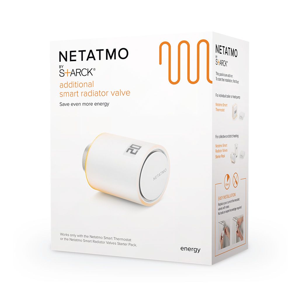 Chytrá termostatická hlavice Netatmo Radiator Valve - bonami.click