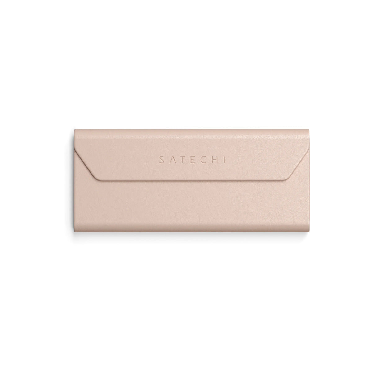 Pouzdro na brýle s lokátorem Satechi Vegan-Leather FindAll Glasses Case – růžové