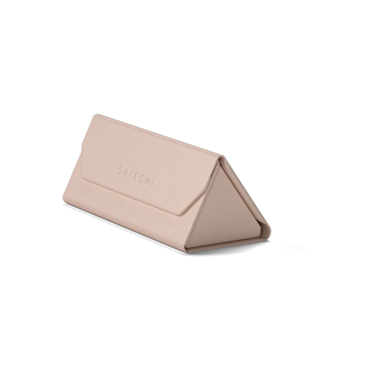 Pouzdro na brýle s lokátorem Satechi Vegan-Leather FindAll Glasses Case – růžové