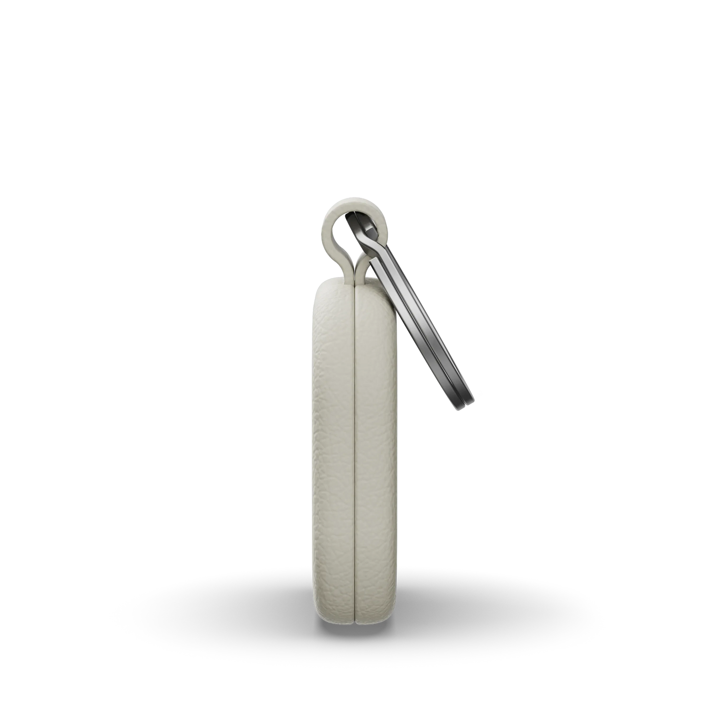Stylová klíčenka z veganské kůže Satechi FindAll Keychain pro AirTag - světlá