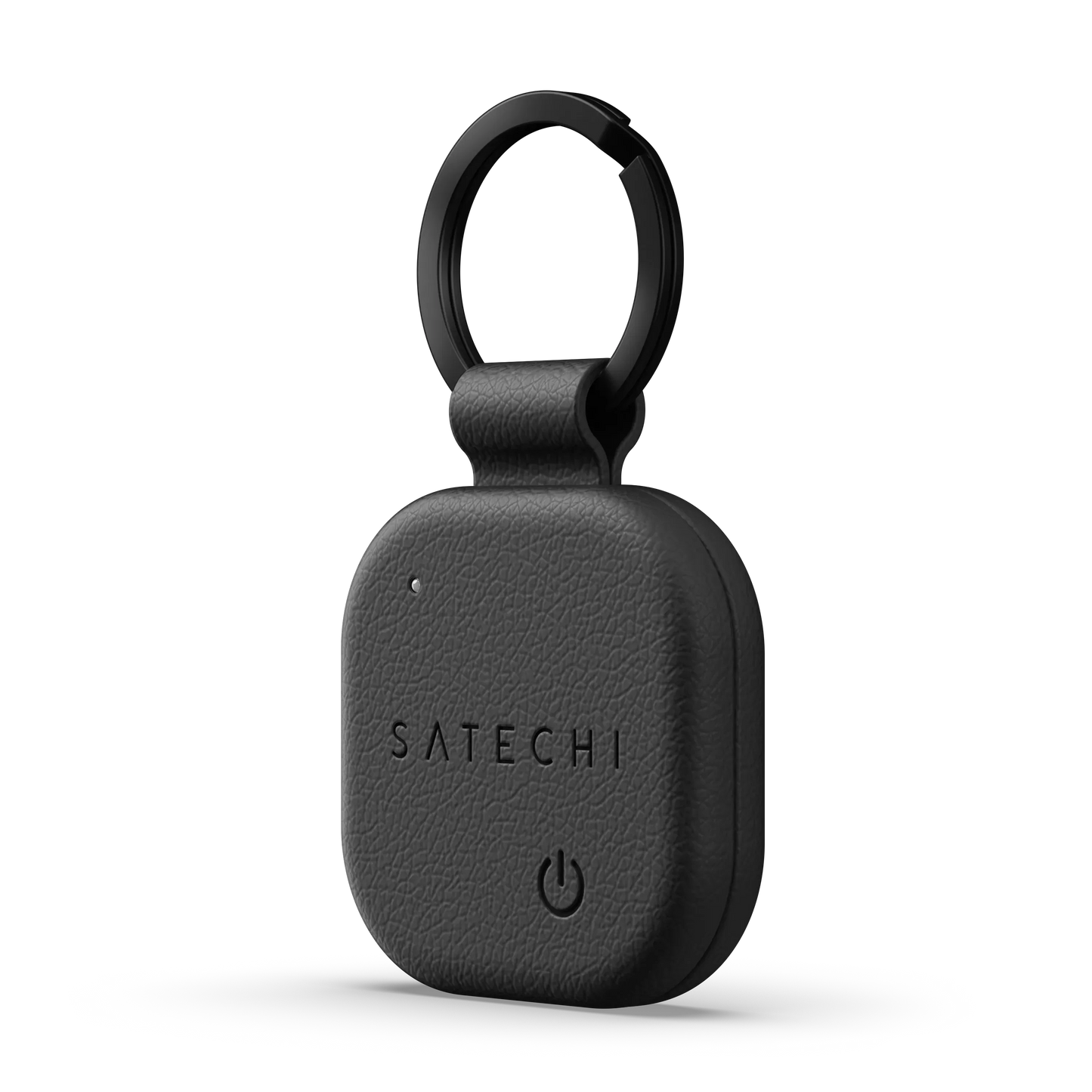 Stylová klíčenka z veganské kůže Satechi FindAll Keychain pro AirTag - černá