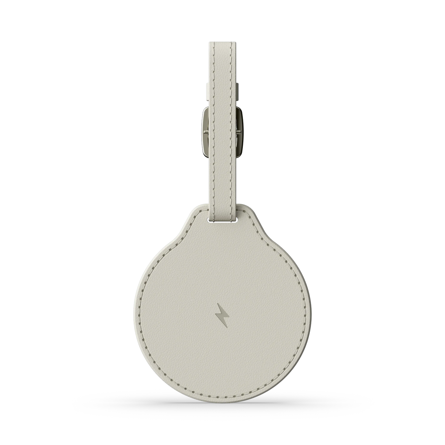 Jmenovka z veganské kůže Satechi FindAll Luggage Tag s kapsou na AirTag - světlá