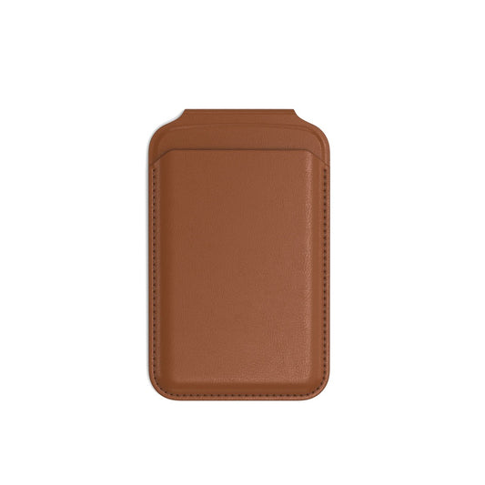Magnetický stojánek s peněženkou pro iPhone Satechi - hnědý - bonami.click