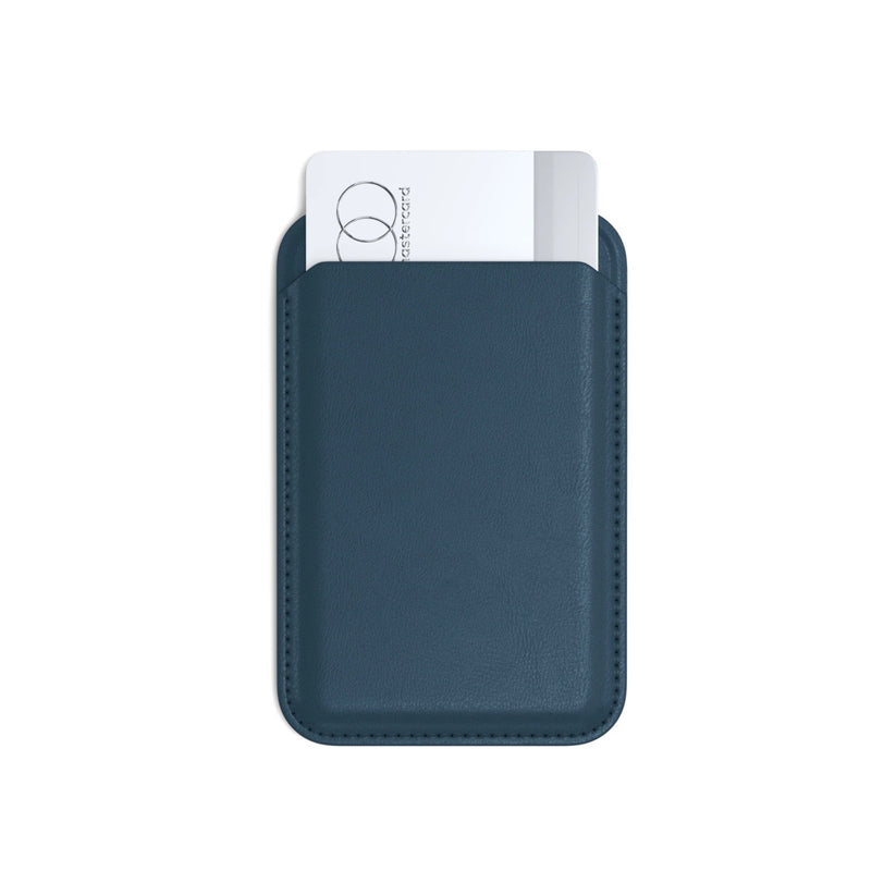 Magnetický stojánek s peněženkou pro iPhone Satechi - modrý - bonami.click