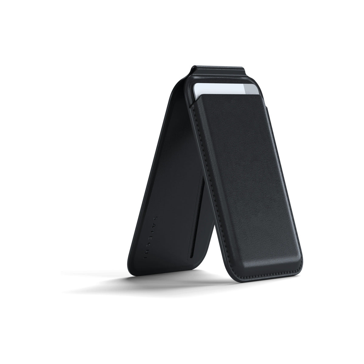 Magnetický stojánek s peněženkou pro iPhone Satechi - černý - bonami.click