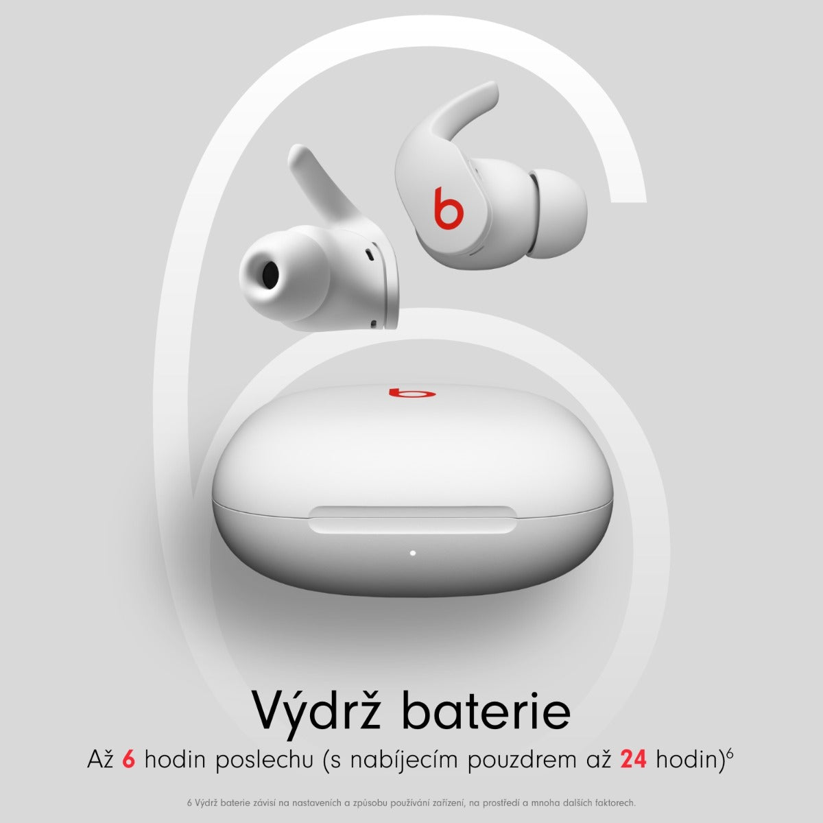 Bezdrátová sluchátka Beats Fit Pro – bílá - bonami.click