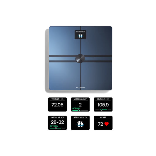 Chytrá Wi-Fi váha pro kompletní tělesnou analýzu Withings Body Comp - černá - bonami.click