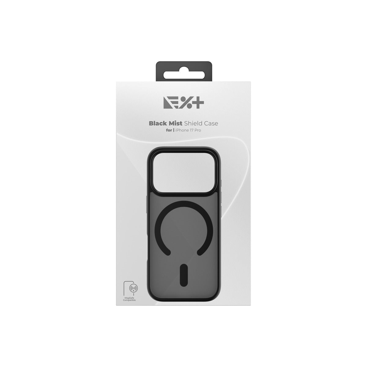 Kryt pro iPhone 17 Pro NOA Mist Shield s MagSafe (EKO balení) - černý