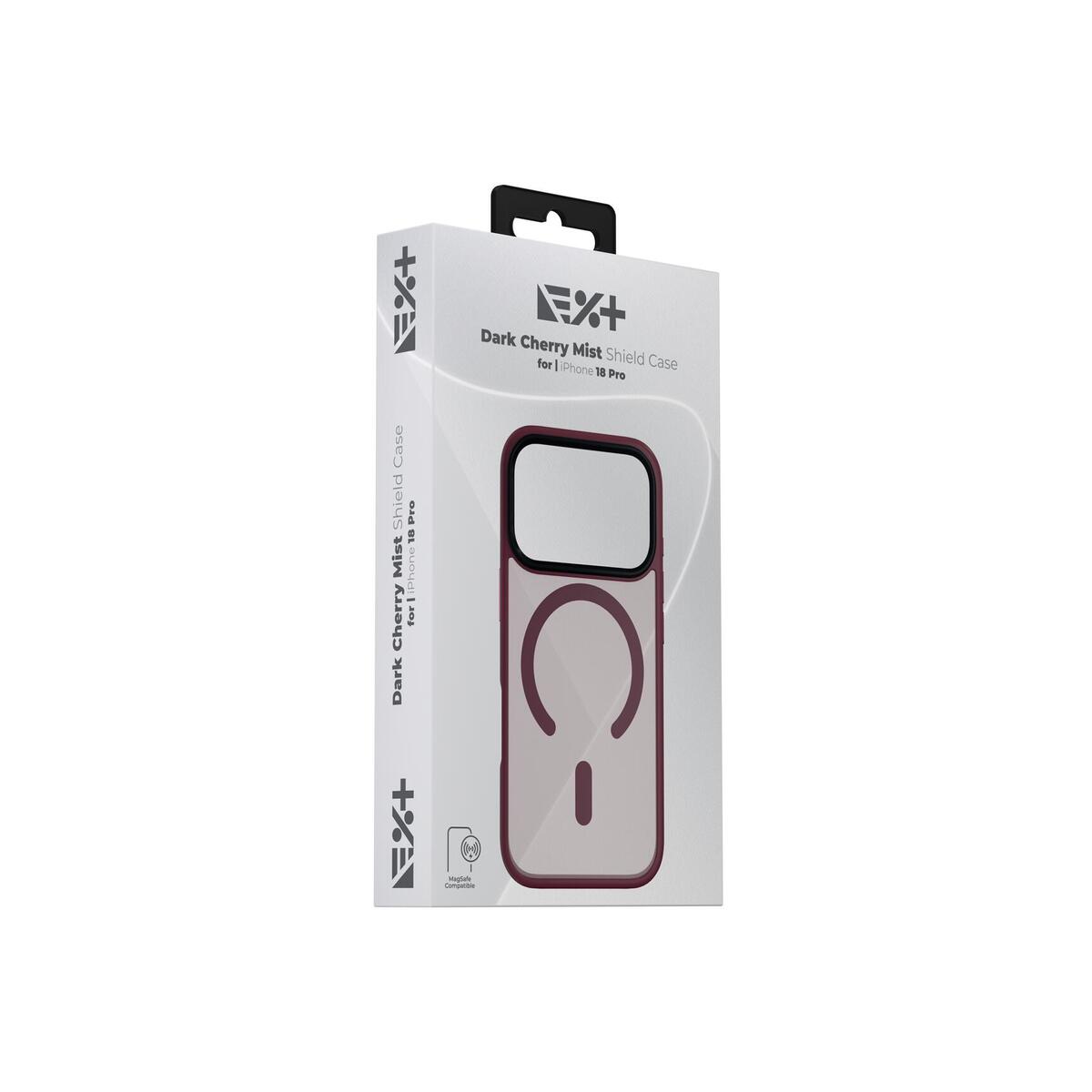 Kryt pro iPhone 18 Pro NOA Mist Shield s MagSafe (EKO balení) - tmavě višňový