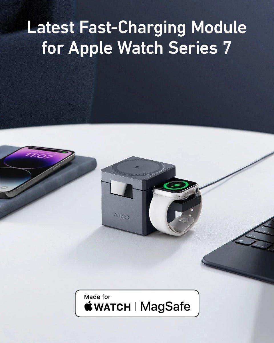 MagSafe bezdrátová nabíječka Anker 3in1 Cube MagGo - bonami.click